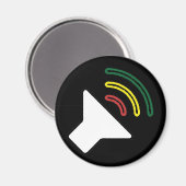 Reggae Listen Magnet (Voorkant / Achterkant)