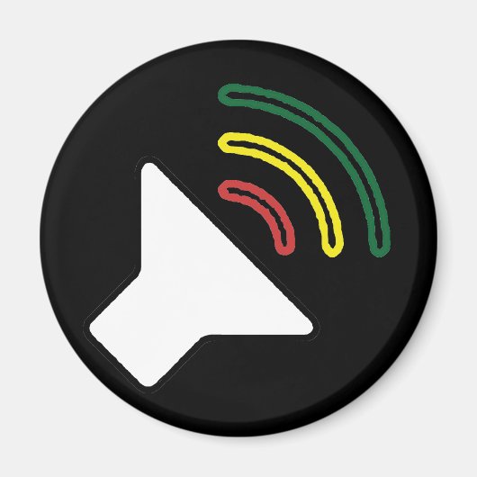 Reggae Listen Magnet (Voorkant)
