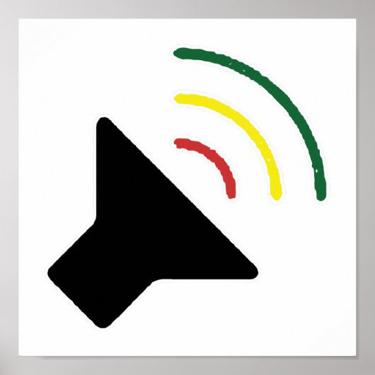 Reggae Loud Poster (Voorkant)