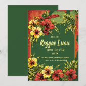 Reggae Luau Kaart (Voorkant / Achterkant)