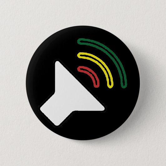 Reggae Luister Button (Voorkant)