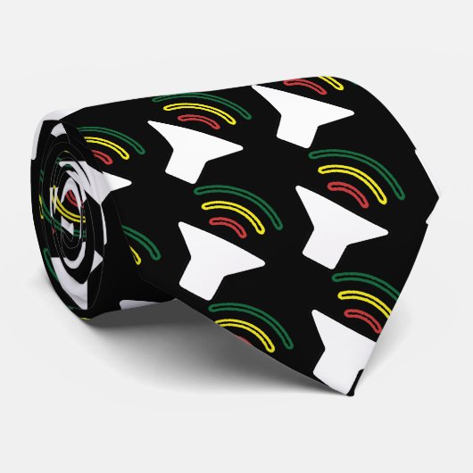 Reggae Luister Stropdas (Opgerold)