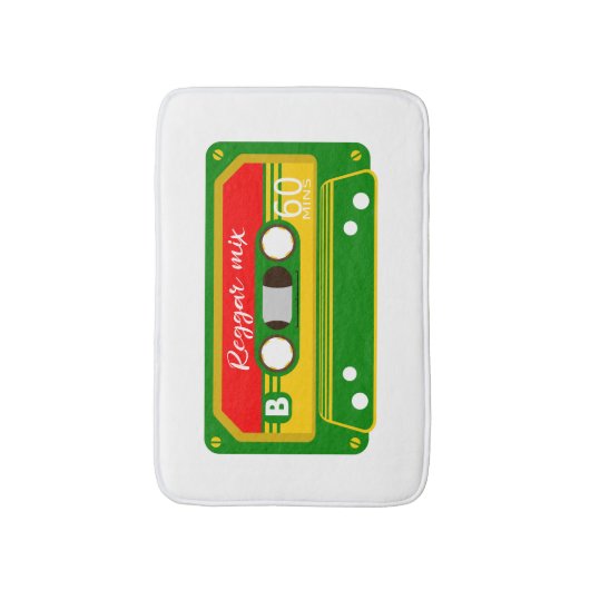 Reggae mix tape cassette 80's badmat (Voorkant Verticaal)