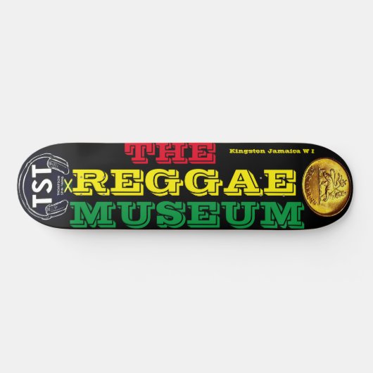 REGGAE MUSEUM 8 1/4" Skateboard Deck (Horizontaal)