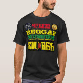 REGGAE MUSEUM MERCH Basic Donker T-shirt (Voorkant)