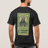 REGGAE MUSEUM MERCH Basic T-shirt donker (Achterkant)