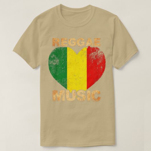 Reggae Music1 T-shirt (Design voorkant)