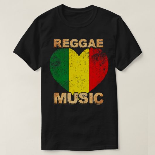 Reggae Music 1 T-shirt (Design voorkant)