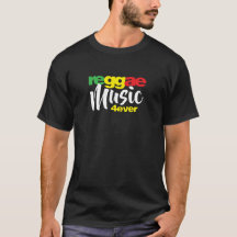 Reggae Music 4ever T Shirt voor Reggae Lovers
