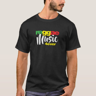 Reggae Music 4ever T Shirt voor Reggae Lovers