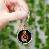Reggae Music Clef Sleutelhanger (Hand)