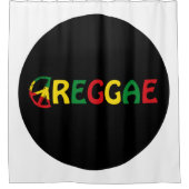 Reggae Music Douchegordijn (Voorkant)