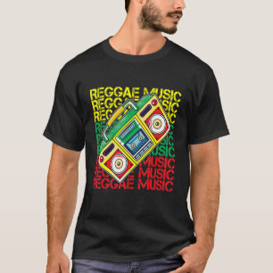 Reggae Music I Rasta I Rastafari I Jamaican Reggae T-shirt