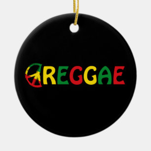 Reggae Music Keramisch Ornament