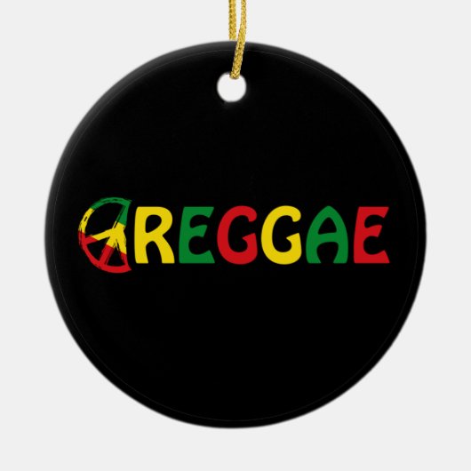 Reggae Music Keramisch Ornament (Voorkant)