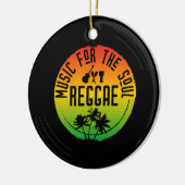 Reggae Music Lover Tropical Christmas Keramisch Ornament (Links)