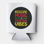 Reggae Music met positieve gezegden Blikjeskoeler (Voorkant)