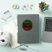 Reggae Music met positieve gezegden Sticker (iPad Cover)