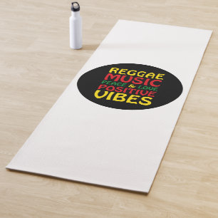 Reggae Music met positieve gezegden Yogamat