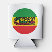 Reggae Music met positieve quotes Blikjeskoeler (Voorkant)