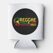 Reggae Music met positieve quotes Blikjeskoeler (Voorkant)
