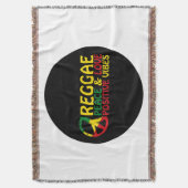 Reggae Music met positieve quotes Deken (Voorkant Verticaal)