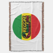 Reggae Music met positieve quotes Deken (Voorkant Verticaal)