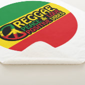 Reggae Music met positieve quotes Sherpa Deken (3/4)