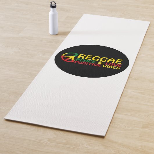 Reggae Music met positieve quotes Yogamat (In situ)