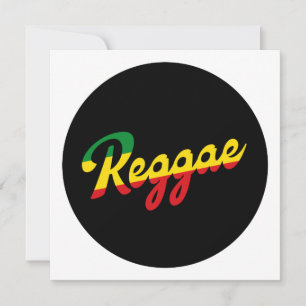 Reggae Music met reggagevlagkleuren