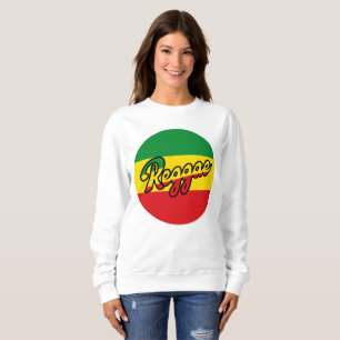 Reggae Music met reggagevlagkleuren Trui