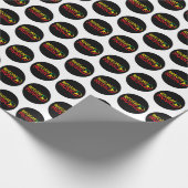 Reggae Music - model2b-cirkel-zwart Cadeaupapier (Hoek)