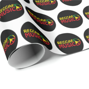 Reggae Music - model2b-cirkel-zwart Cadeaupapier