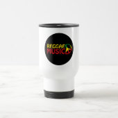 Reggae Music - model2b-cirkel-zwart Reisbeker (Center)