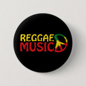 Reggae Music - model2b-cirkel-zwart Ronde Button 5,7 Cm (Voorkant)