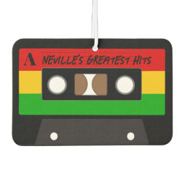 Reggae Music Musician Retro Cassette Tape Luchtverfrisser