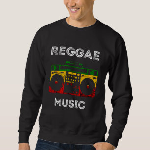 Reggae Music Muziekdoos Boombox Rastafari Roots Ra Trui