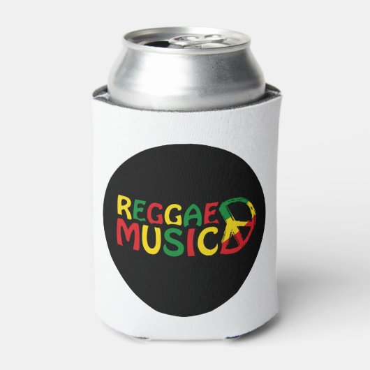 Reggae Music-ontwerp, reggae art Blikjeskoeler (Blikje Voorkant)