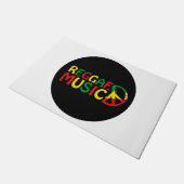Reggae Music-ontwerp, reggae art Deurmat (Schuin)