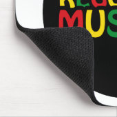 Reggae Music-ontwerp, reggae art Muismat (Hoek)
