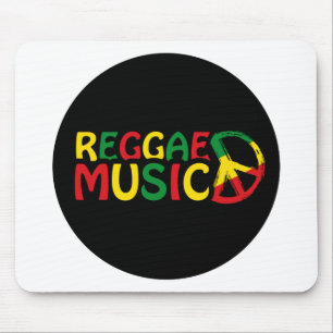 Reggae Music-ontwerp, reggae art Muismat