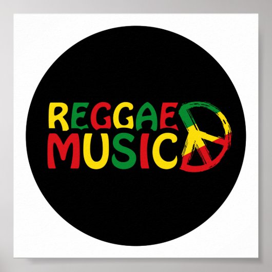 Reggae Music-ontwerp, reggae art Poster (Voorkant)