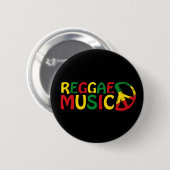 Reggae Music-ontwerp, reggae art Ronde Button 5,7 Cm (Voorkant /achterkant)