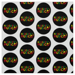 Reggae Music-ontwerp, reggae art Stof