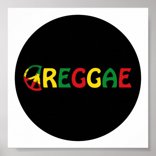 Reggae Music Poster (Voorkant)