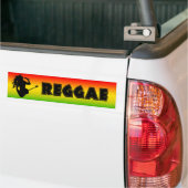 Reggae Music Rasta Rastaman Bumper Stickers (Op Truck)