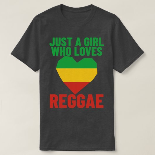 Reggae Music Rastafari Rasta T-shirt (Design voorkant)