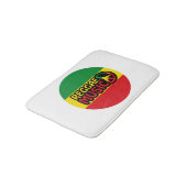 Reggae Music, reggae art met vredessymbool Badmat (Gekanteld)