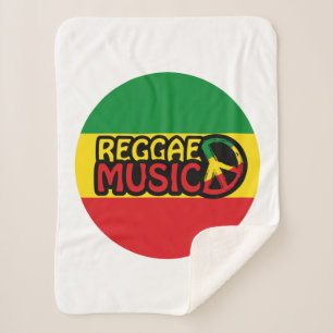 Reggae Music, reggae art met vredessymbool Sherpa Deken