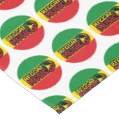 Reggae Music, reggae art met vredessymbool Tafelkleed (Gekanteld)